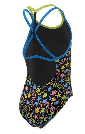 Nike Girl's Fun Forest T-Crossback One Piece  Girls One Piece  Nike