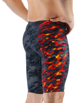 TYR Men's Venzo Jammer Swimsuit - Camo Fire  Technical Swimsuits  Tyr