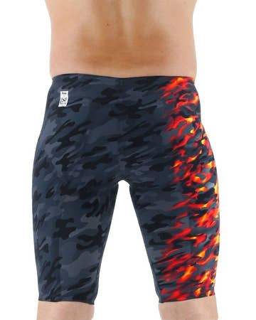 TYR Men's Venzo Jammer Swimsuit - Camo Fire  Technical Swimsuits  Tyr