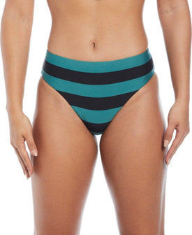 Nike Women Statement Stripe Mid Waist Bikini Bottom  Bikini Bottom  Nike