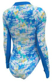 Nike Girl's Dream Clouds Long Sleeve One Piece  Long Sleeve Rash Guard  Nike