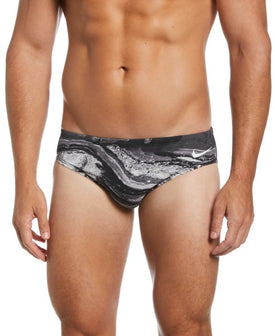 Nike Men's Hydrastrong Crystal Wave Brief  Team Print  Nike