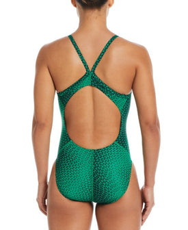 Nike Hydrastrong Delta Racerback One Piece Swimsuit  Swim Team Prints  Nike