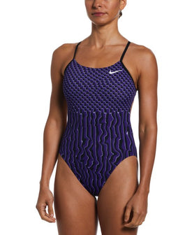 Nike Dripping Check Cut Out One Piece  Fall/Winter 2024 Team Prints  Nike