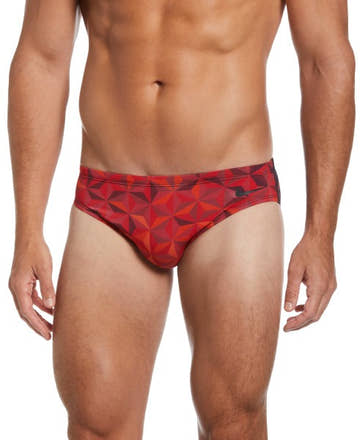 Nike Hydrastrong Transform Swim Brief  Team Print  Nike