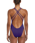 Nike Women's Hydrastrong Solid Spiderback One Piece Swimsuit  Team Solid  Nike