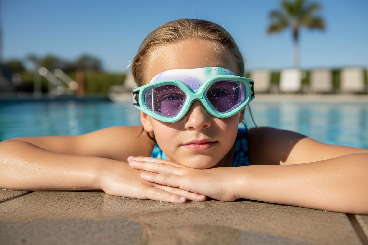 Nike Expanse Youth Swim Goggles - Kids Ages 3–6  Fitness Swim Goggles  Nike