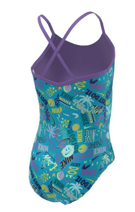 Nike Have a Nike Day Crossback Girl's One Piece Swimsuit  Girls One Piece  Nike