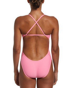 Nike Women's Hydrastrong Water Reveal Adjustable Crossback One Piece Swimsuit  Team Print  Nike