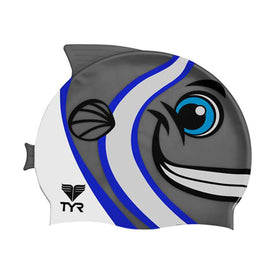 Tyr Charactyrs Happy Fish Cap  Kids Swim Caps  Tyr