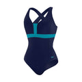 Speedo Swimsuit Color Blocked  One Piece Swimsuits  Speedo