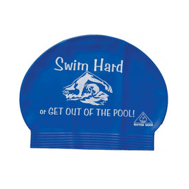 Water Gear Swim Hard Or Get Out Swim Cap  Swim Caps  Water Gear