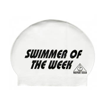 Water Gear Swimmer Of The Week Swim Cap  Swim Caps  Water Gear