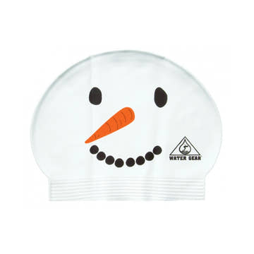Water Gear Swim Cap SNOWMAN  Swim Caps  Water Gear