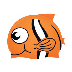 Water Gear Clownfish Silicone Swim Cap  Swim Caps  Water Gear