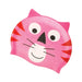 Silicone Swim Cap Pink Cat