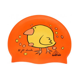 Water Gear H2o Chick Silicone Swim Cap  Swim Caps  Water Gear