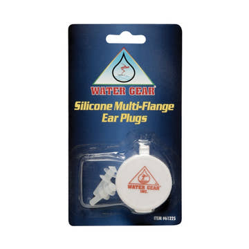 Water Gear Silicone Multi-flange Ear Plugs  Swimming Earplugs  Water Gear