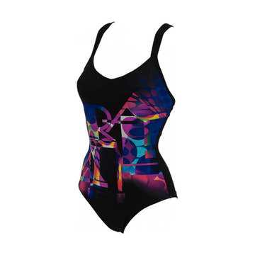 Arena AQUAFIT Blur Fit-Back Female  Women's Aquatic Fitness Swimsuits  Arena