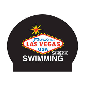 Las Vegas Latex Swim Cap  Swim Caps  Custom