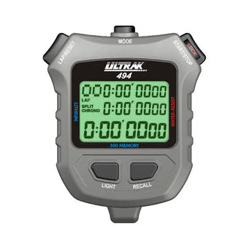 ULTRAK 494 - EL/500 Dual Split Memory  Stopwatches  Ultrak