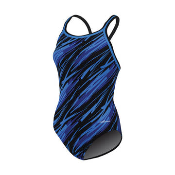 Dolfin Flare Reliance V-2 Back Swimsuit  Competition Swimsuits  Dolfin