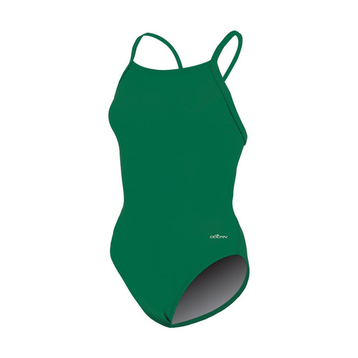 Dolfin Xtra Life Lycra Solid V-2 Back Swimsuit