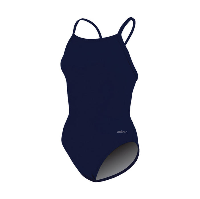 Dolfin Xtra Life Lycra Solid V-2 Back Swimsuit