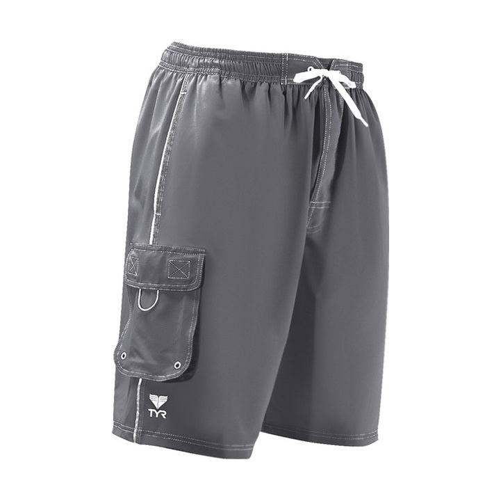 Tyr Men Challenger Trunk  Men's Aqua Fitness Trunks  Tyr