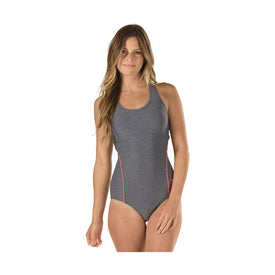 Speedo One Piece HEATHER  Women's Aquatic Fitness Swimsuits  Speedo