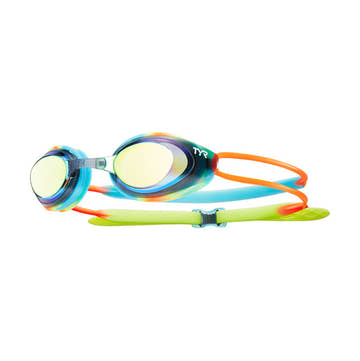 Tyr Junior Goggles Blackhawk Mirrored  Open Water Swim Goggles  Tyr