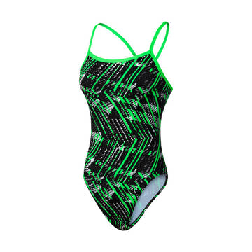 Nike Shark Performance Poly Lingerie Tank Female  Competition Swimsuits  Nike