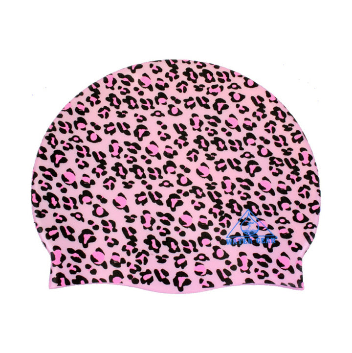 Water Gear Swim Cap PINK CHEETAH  Swim Caps  Water Gear