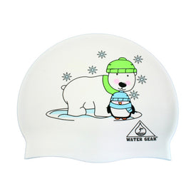 Water Gear Swim Cap BEAR PENGUIN  Swim Caps  Water Gear