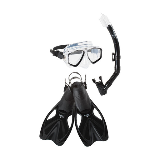 Speedo Adventure Snorkel Mask Fin Combo Set