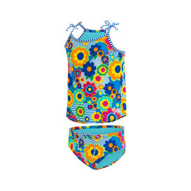 Dolfin Toddler Girl's Tankini FLOWER POWER  Girls Tankini  Dolfin