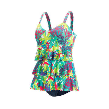 Dolfin Ruffle Tier Swimsuit BOTANICA  Women's Aquatic Fitness Swimsuits  Dolfin