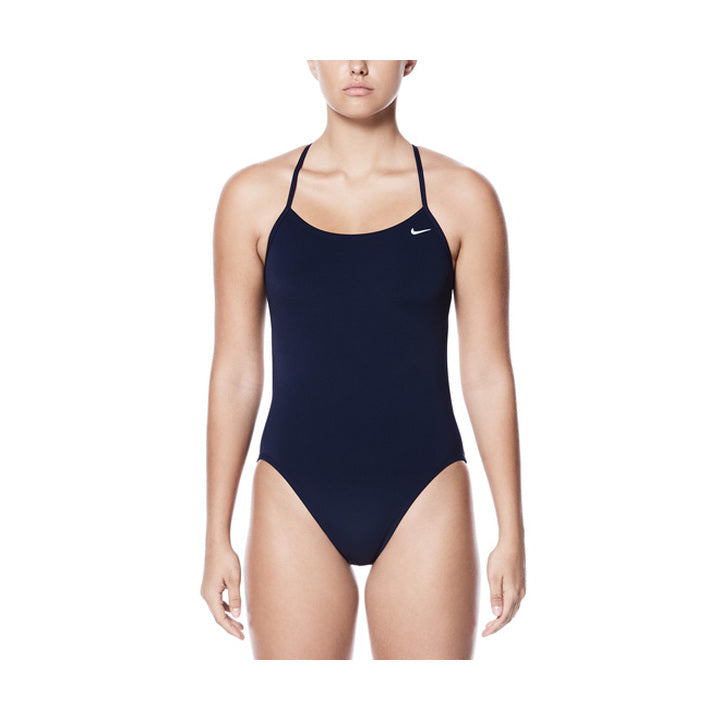 Nike Swimsuits Solid Cut Out  Competition Swimsuits  Nike