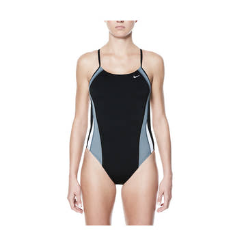 Nike Women's One Piece Swimsuit COLOR SURGE Cut-Out  Competition Swimsuits  Nike