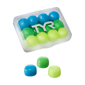 Tyr Ear Plugs KIDS SOFT SILICONE Pack of 6  Swimming Earplugs  Tyr