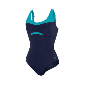 Speedo Fitness Swimsuit EMPIRE SPLICE  Women's Aquatic Fitness Swimsuits  Speedo
