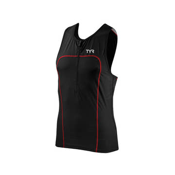 Tyr Carbon Triathlon Tank w/Zipper Male  Tri Tops  Tyr