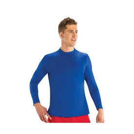 Dolfin Men's Rash Guard Mock Neck Long Sleeve  Rash Guards and Swim Shirts  Dolfin