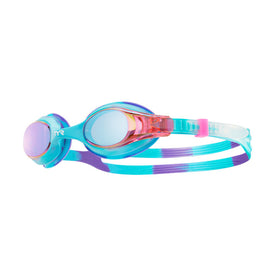 TYR Swimple Tie Dye Mirrored Kids' Swim Goggles  Kids Swimming Goggles  Tyr