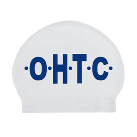 OHTC-Sharks Custom Solid Swim Cap  Custom Team Products  Speedo
