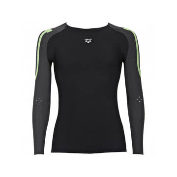 Arena Men's Compression Long Sleeve POWERSKIN CARBON  Compression and Recovery Apparel  Arena