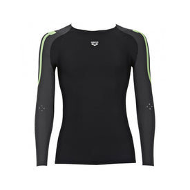 Arena Men's Compression Long Sleeve POWERSKIN CARBON  Compression and Recovery Apparel  Arena