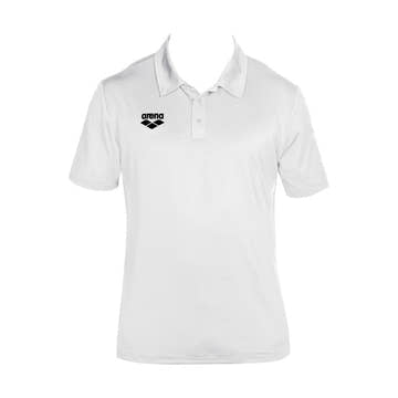 Arena Tech Polo Team Line Short Sleeve  Collared Polo Swim Shirts  Arena