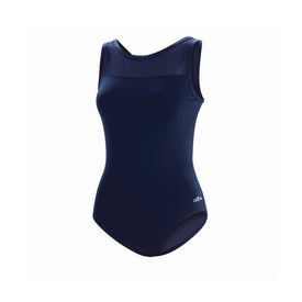 Dolfin Aquashape Solid Power Mesh V-2 Back  Women's Aquatic Fitness Swimsuits  Dolfin