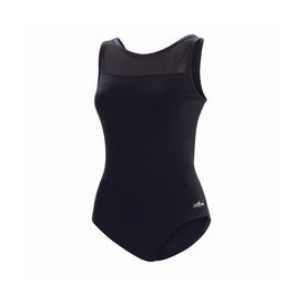 Dolfin Aquashape Solid Power Mesh V-2 Back  Women's Aquatic Fitness Swimsuits  Dolfin